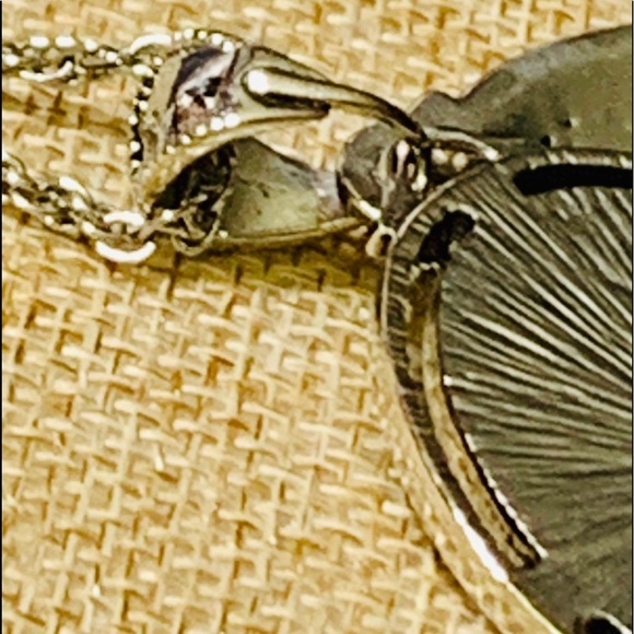 LIA SOPHIA NECKLACE Lacey Oval Slide Pendant - Picture 4 of 7